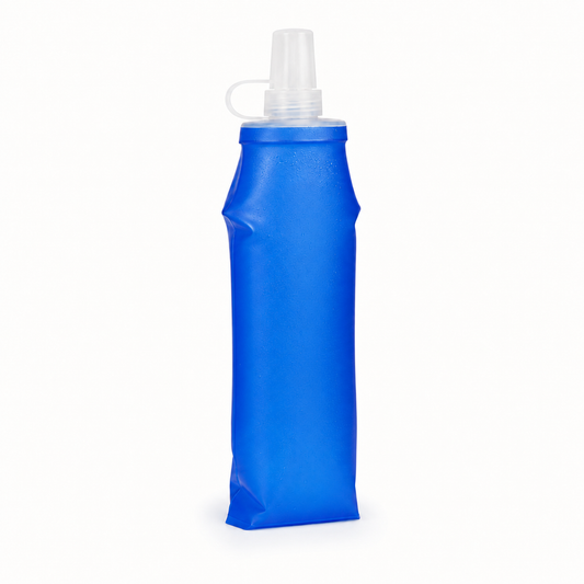 Botella de agua blanda plegable de 500 ml